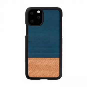 Etui na smartfona man and wood do iPhone 11 Pro — denim Czarny
