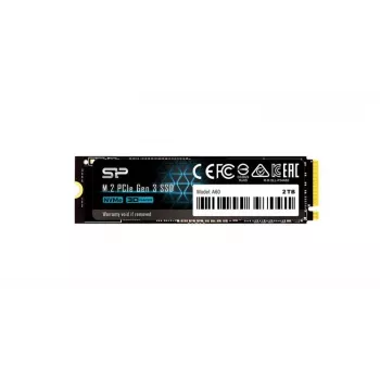 SSD M.2 NVMe Silicon Power P34A60 2 TB, PCIe 3.0 x4, odczyt 2200 MB/s, zapis 1600 MB/s