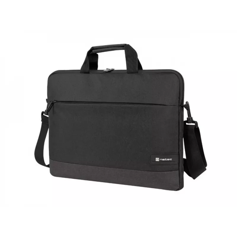 Torba na ramię NATEC Goa na laptopy 39,6 cm (15,6 cala), poliester, 1 komora, pasek na ramię, czarna