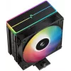 Wentylator DeepCool AG400 BK ARGB V2 120 mm Czarny — 120 mm wentylator chłodzenia procesora z łożyskiem hydraulicznym, obsługa wielu gniazd