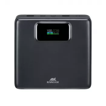 Powerbank Rivacase VA1091 — 25800 mAh, całkowita moc wyjściowa 100 W, porty USB