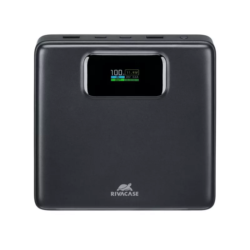 Powerbank Rivacase VA1091 — 25800 mAh, całkowita moc wyjściowa 100 W, porty USB