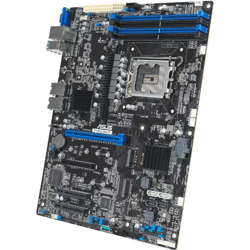 Płyta główna serwerowa ASUS P13R-E/10G-2T LGA 1700 ATX, chipset Intel, DDR5 ECC UDIMM, 4x DIMM, 2x 10Gb RJ-45, 8x SATA III, 2x M.2