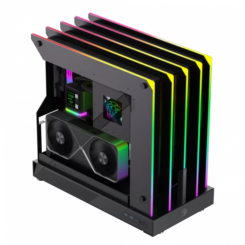 Obudowa Gamemax | BLADE CONCEPT | Czarna | ATX | Bez zasilacza