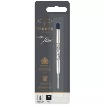 Parker Quinkflow wkład F czarny Długopis (Blister)