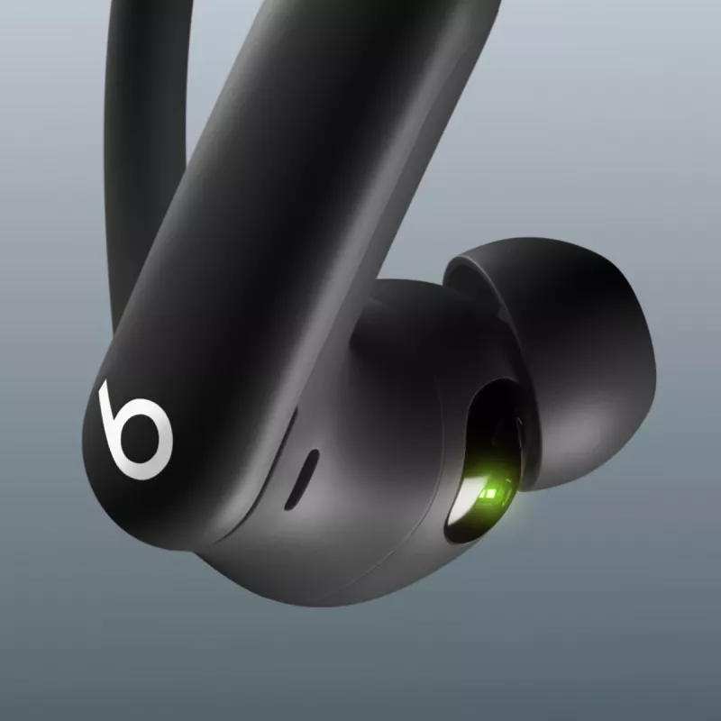 Słuchawki Beats Powerbeats Pro 2, DiamantCzarny, douszne, bezprzewodowe, MX723ZM/A