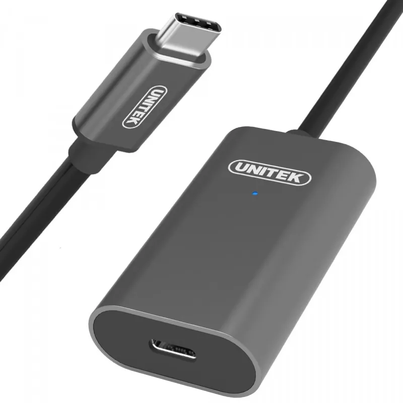 Kabel USB UNITEK U305A 5m USB 3.2 Gen 1 USB C Szary
