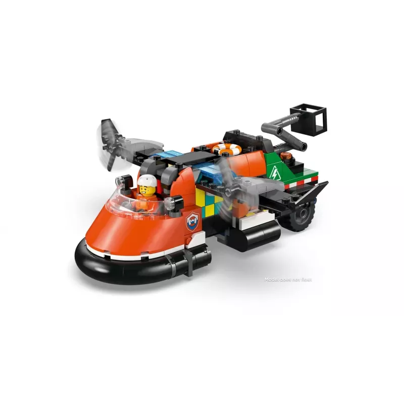 LEGO CITY 60505 Samolot, Samochód Serwisowy i Poduszkowiec Rem