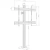 Hagor CPS FLOOR-WALL BOLT-DOWN 1x 75 – 86 cali Czarny 50 kg nośność