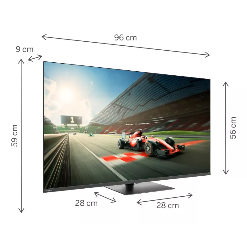 Telewizor THOMSON 43 inch QLED Pro 4K Ultra HD 3840 x 2160 pikseli, płaski, 16:9, 43QG7C04