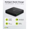 GOOBAY wieloportowa ładowarka biurkowa USB-C PD GaN 65 W, czarna