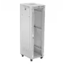 Szafa stojąca LANBERG FF01-6842-12SL 42U, 600×800 mm, wysokość 2121 mm, udźwig 1200 kg, IP20, szara