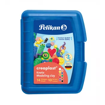 Modelina Pelikan Creaplast 240 g Wielokolorowa 14 szt.