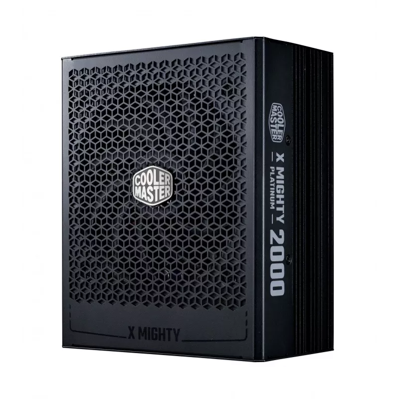 Jednostka zasilająca Cooler Master X Mighty Platinum 2000W 230V, ATX 24-pin, 80 PLUS Platinum, czarna, wentylator 12 cm