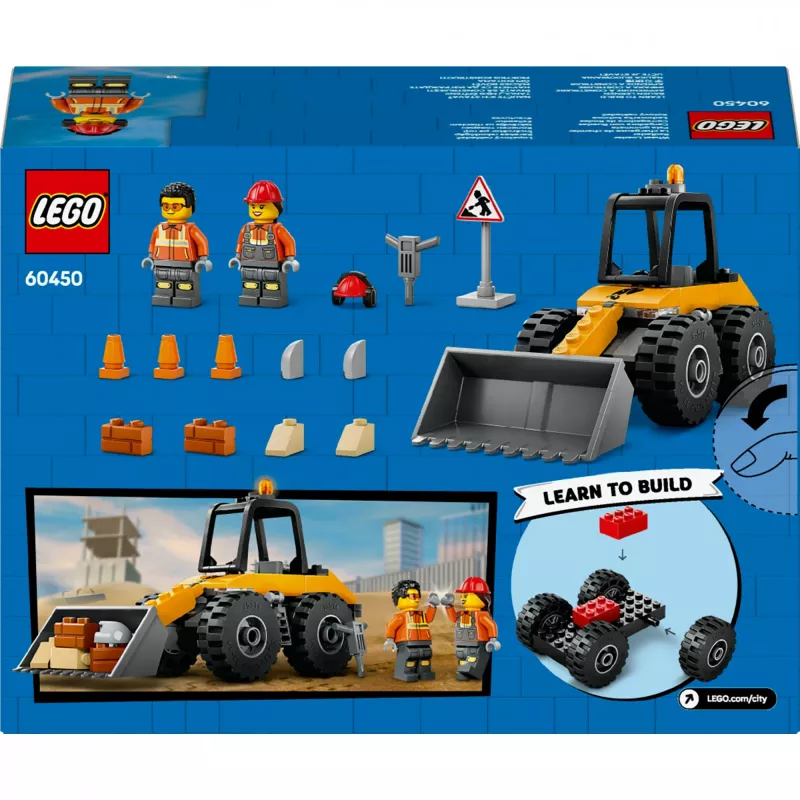 LEGO City 60450 Żółta ładowarka kołowa