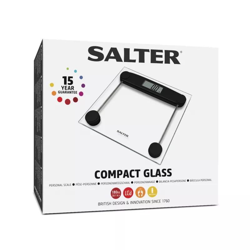 Waga łazienkowa Salter 9208 BK3R Compact Glass Electronic