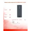 Obudowa M.2 SSD SAVIO AK-67 szara, USB 10 Gbit/s, obsługa pojedynczego dysku M.2