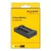 Delock - koncentrator oświetlenia LED RGB - 10 portów - Czarny (64128)