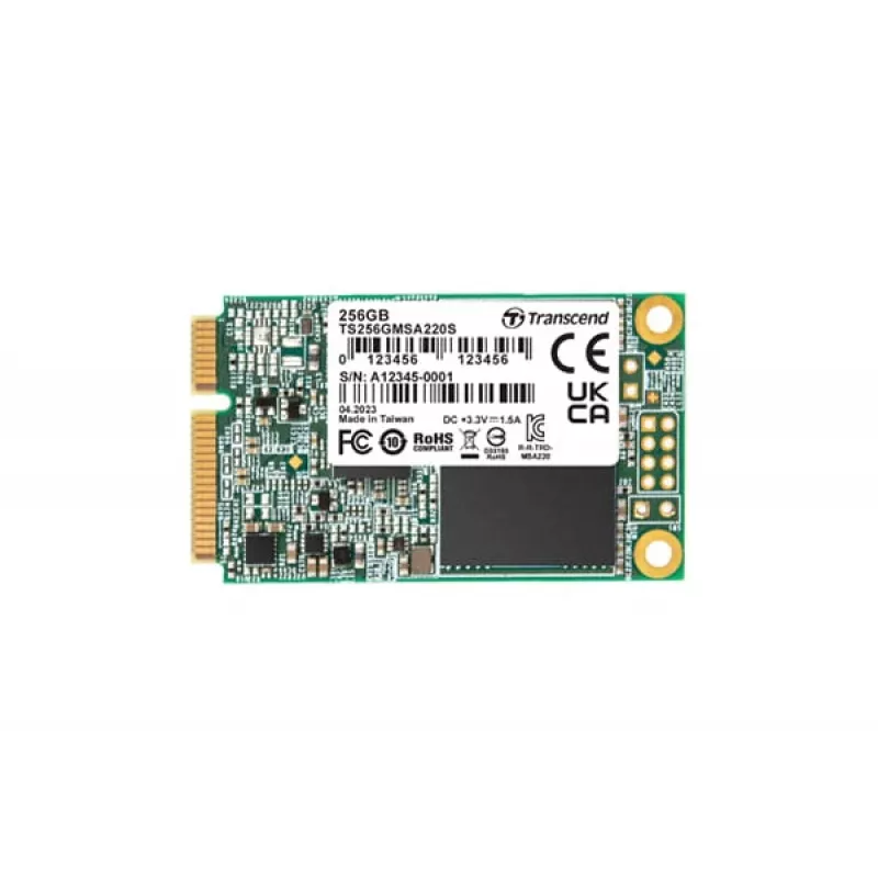 Transcend SSD 256GB Transcend MSA220S mSATA 3D NAND, SATA3 - Dysk SSD - mSATA