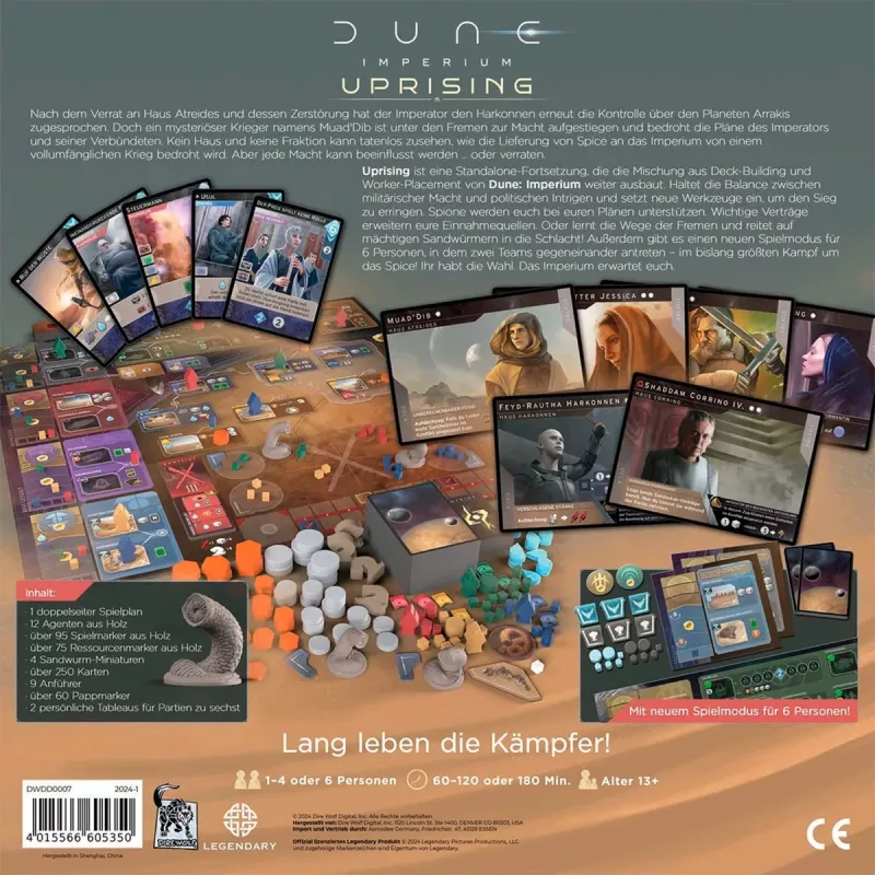 Dune: Imperium - Uprising, gra planszowa