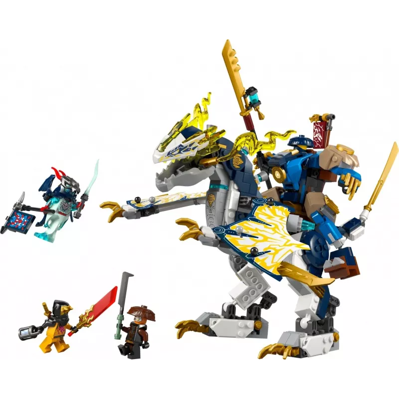 LEGO NINJAGO set 71843 Rogue’s Mech Dragon Rider — 584 szt., 4 minifigurki, wysokość modelu 190 mm