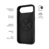 Etui ochronne na plecki FIXED MagFlow do Apple iPhone Air, płynny silikon, czarne