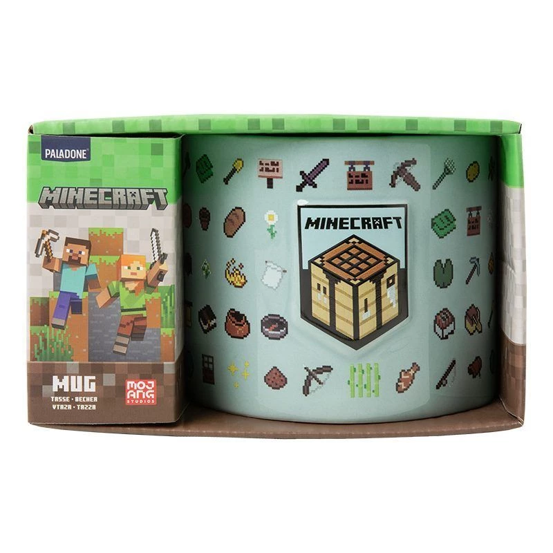 Kubek Paladone Minecraft tłoczony wzór PP14641MCF 330–350 ml ceramika