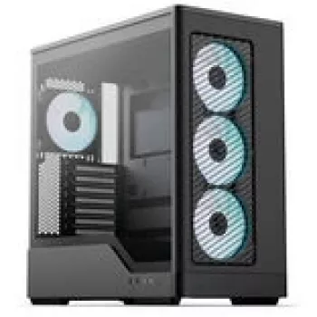 Obudowa komputerowa AEROCOOL D520A Midi-Tower ATX ze szkłem hartowanym RGB — czarna