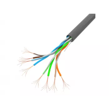 Kabel sieciowy Lanberg LCU5-11CC-0305-S Szary 305 m Cat5e U/UTP (UTP)