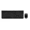 Zestaw klawiatura mysz CHERRY DC 2000 Uniwersalny USB AZERTY Belgijski Czarny