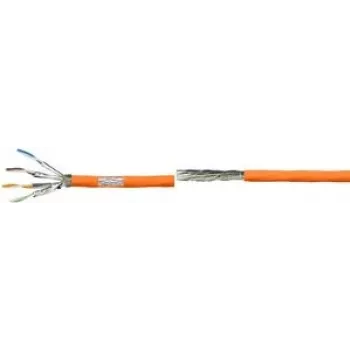 LogiLink Professional - Kabel w zwoju - 200 m - 7,5 mm - S/FTP - Cat.7 - Kabel surowy - bezhalogenowy, wytrzymały - pomarańczowy