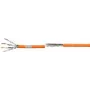 LogiLink Professional - Kabel w zwoju - 200 m - 7,5 mm - S/FTP - Cat.7 - Kabel surowy - bezhalogenowy, wytrzymały - pomarańczowy