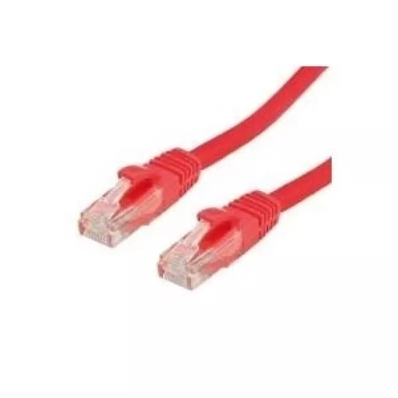 VALUE Kabel krosowy UTP kat.6, LSOH, czerwony, 1 m (21.99.1031)