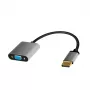 LogiLink CDA0109 Przejściówka DisplayPort na VGA 0,15 m czarno-szara