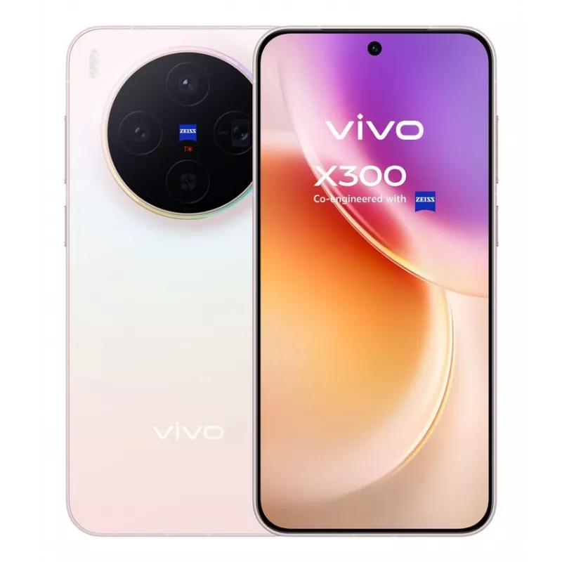 VIVO X300 16 cm (6.31) dual SIM Android 16.0 5G USB typu C 16 GB 512 GB 5360 mAh różowy