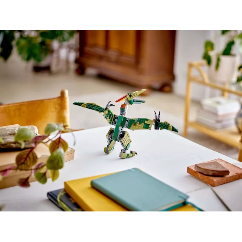 Zabawka konstrukcyjna LEGO Creator 3-w-1 T.Rex, zestaw do zbudowania, 626 szt., wysokość 150 mm, wiek 9+