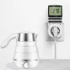 Elektroniczny timer QOLTEC PC0628 z wyświetlaczem LCD, odliczanie 24-godzinne