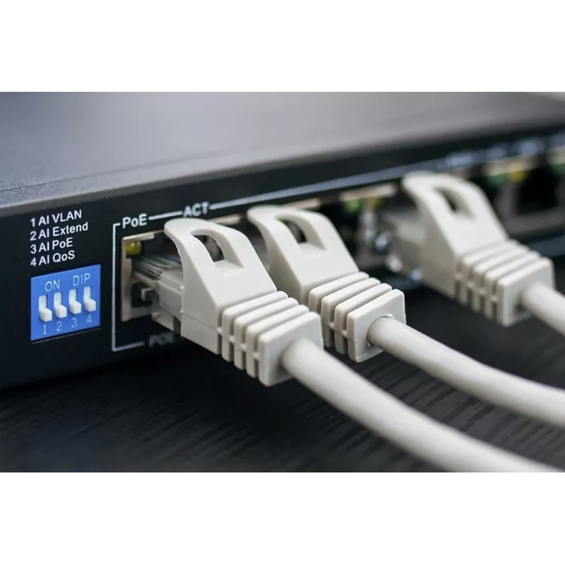 Kabel sieciowy Extralink skrętka CAT5E FTP wewnętrzny 305M szary