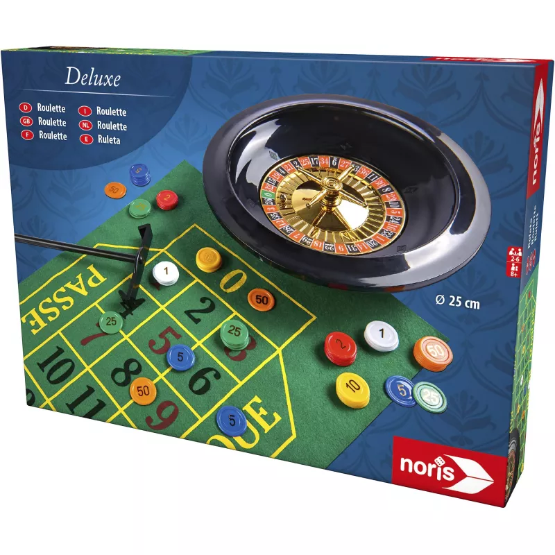 Zestaw Deluxe - Ruletka 25 cm, Gra planszowa