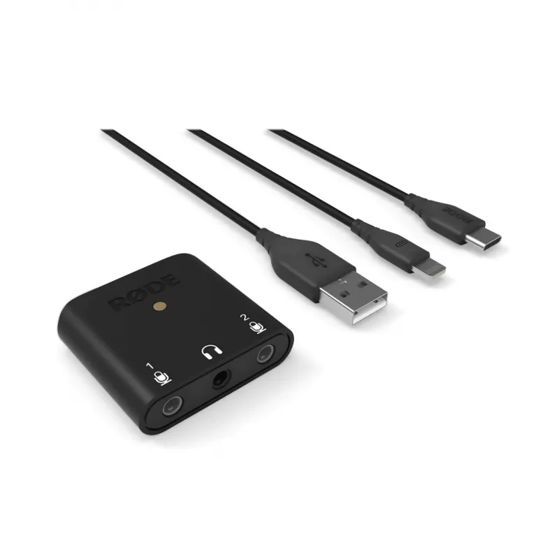 RØDE AI-Micro Interfejs audio Dwukanałowy 24 bit 48 kHz Czarny