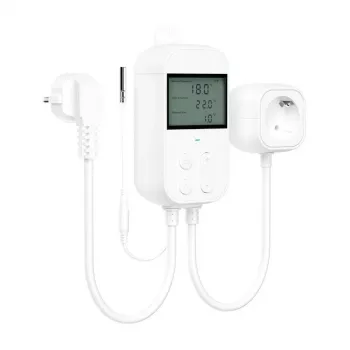 Termostat cyfrowy Meross MTS960HK Biały LCD AC 16A