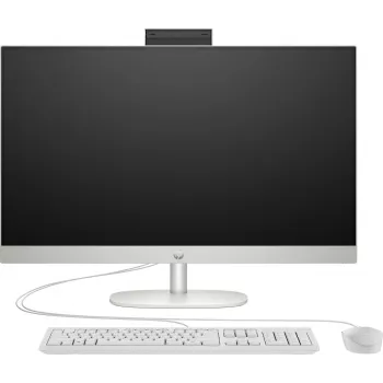 HP 27-cr0109ng Intel® Core™ i3 i3-N300 68,6 cm (27) 1920 x 1080 Pixel All-in-One-PC 8 GB DDR4-SDRAM 512 GB SSD FreeDOS Wi-Fi 6 (802.11ax) Biały (9U7M0EA#ABD)
