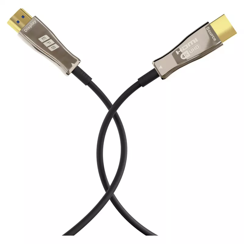 EFB Elektronik HDMI Fibre Optic Cable AOC Active 4K60Hz czarny - Cyfrowy/Wideo/Display - 20 m (HDMI-20-00008)