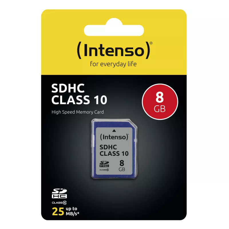 MEMORY SDHC 8GB C10/3411460 INTENSO