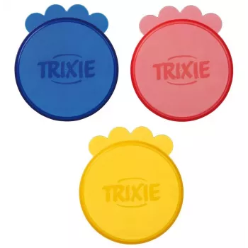 Nakładka na puszkę Trixie TX-24551 plastikowa okrągła 7,6 cm, 3 szt., dla psów i kotów