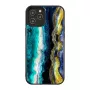 Etui ochronne iKins do Apple iPhone 12 / 12 Pro — wzór fioletowego agatu