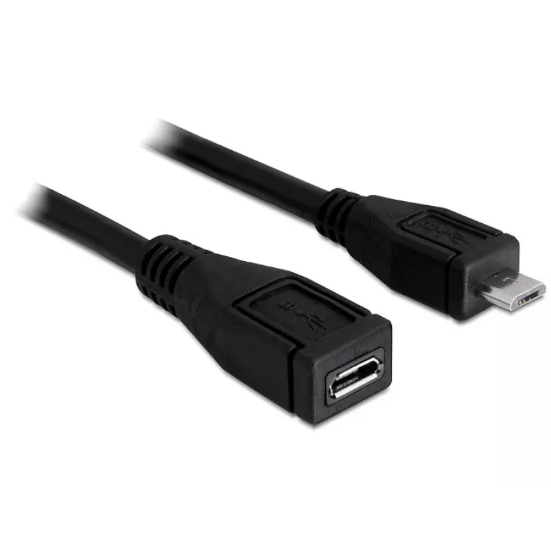 Kabel USB DeLOCK 83248 USB 2.0 1 m Micro-USB B Czarny