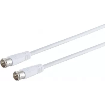 Współosiowy kabel satelitarny ShiverPeaks 80107-128 — 100% ekranowany, F-Quick na F-Quick, 1,5 m