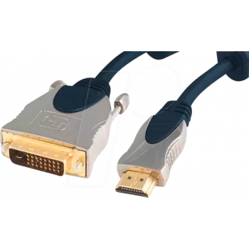 Kabel wideo adapter ShiverPeaks SP77480 1m HDMI Typ A DVI-D Niebieski