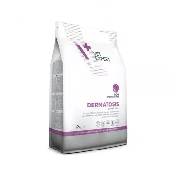 Sucha karma dla psa VETEXPERT Veterinary Diet Dermatosis Lamb & Krill, 2 kg, psy dorosłe, białko 24%, tłuszcz 17%